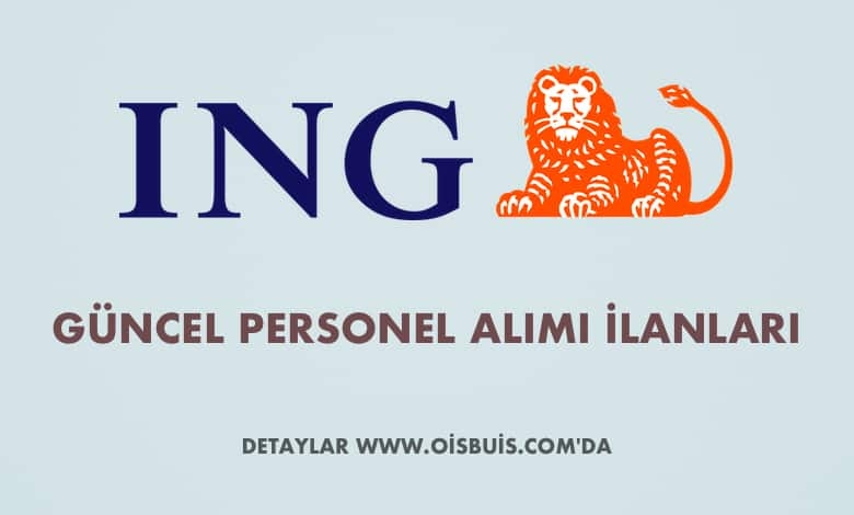ING Bank 2020 Şubat Ayı Personel Alımı