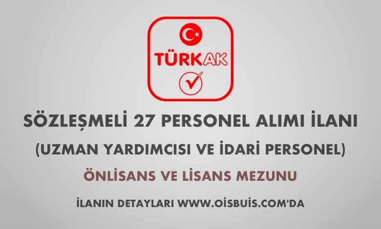 Türk Akreditasyon Kurumu Sözleşmeli 27 Personel Alımı