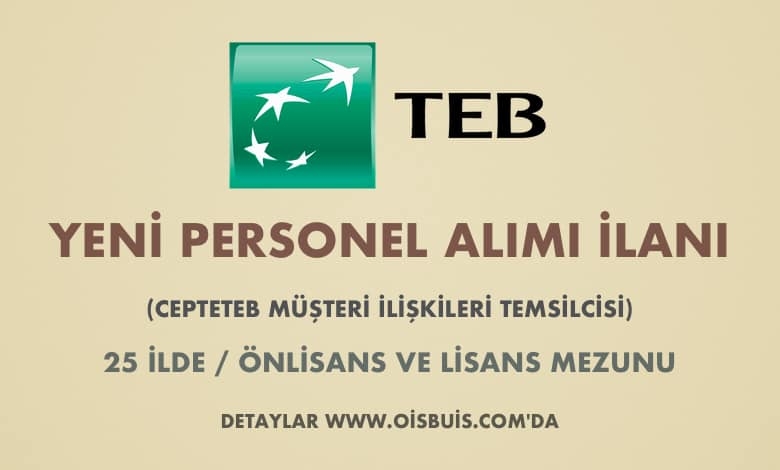 Türk Ekonomi Bankası Personel Alımı