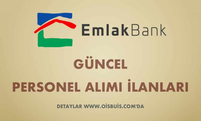 Türkiye Emlak Katılım Bankası 2020 Nisan Ayı Güncel Personel Alımı