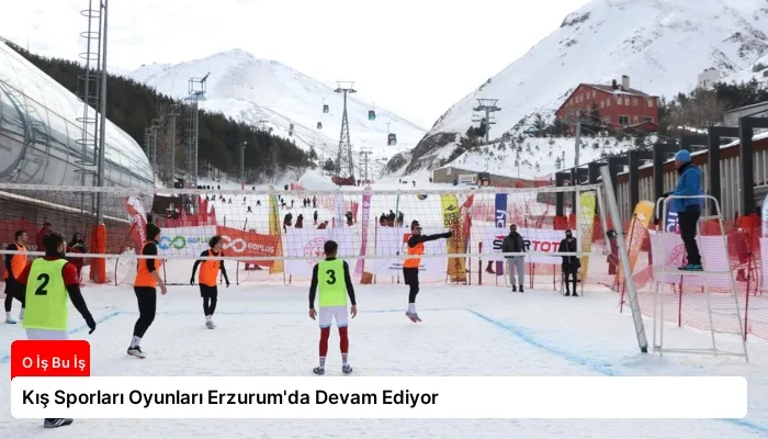 Kış Sporları Oyunları Erzurum'da Devam Ediyor