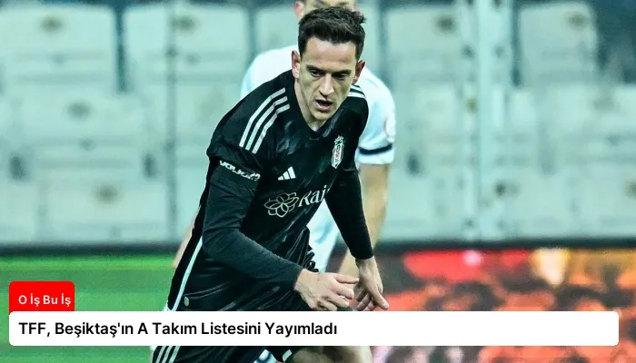 TFF, Beşiktaş’ın A Takım Listesini Yayımladı