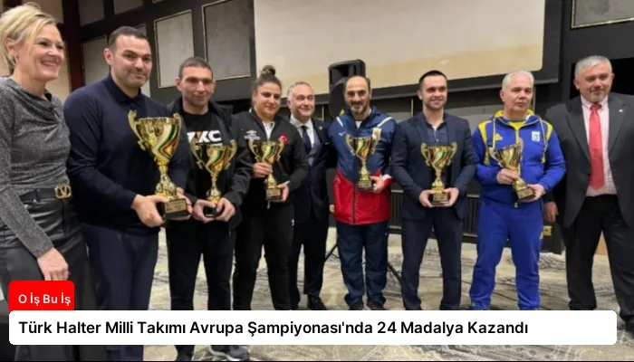 Türk Halter Milli Takımı Avrupa Şampiyonası’nda 24 Madalya Kazandı