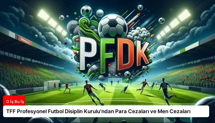 TFF Profesyonel Futbol Disiplin Kurulu’ndan Para Cezaları ve Men Cezaları