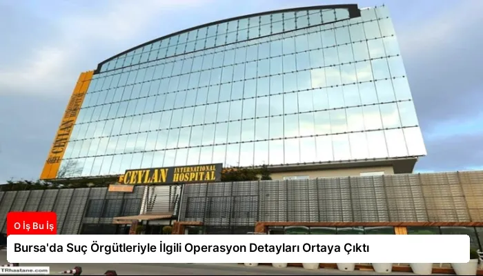 Bursa’da Suç Örgütleriyle İlgili Operasyon Detayları Ortaya Çıktı