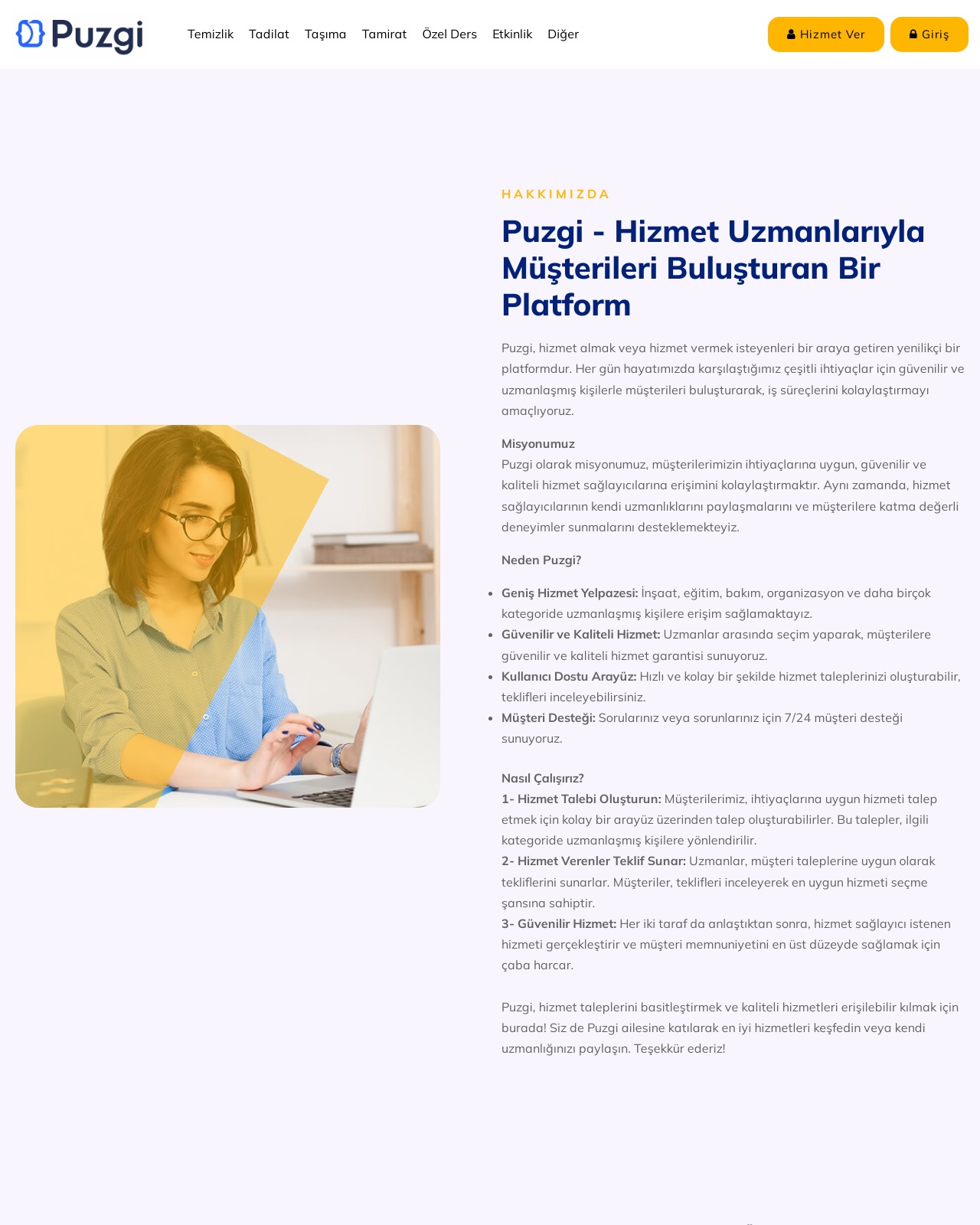 Puzgi: Hizmet ve İhtiyaçların Buluşma Noktası