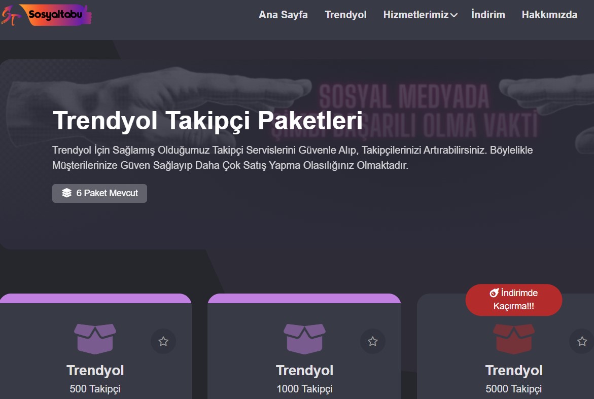 Trendyol Takipçi Satın Al