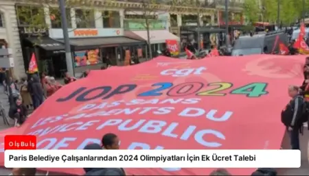 Paris Belediye Çalışanlarından 2024 Olimpiyatları İçin Ek Ücret Talebi
