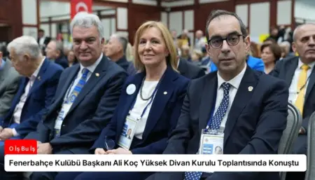 Fenerbahçe Kulübü Başkanı Ali Koç Yüksek Divan Kurulu Toplantısında Konuştu