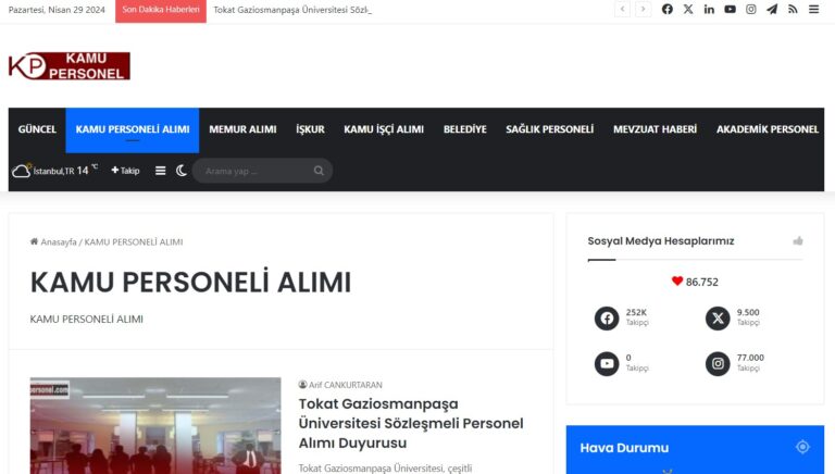 Kamu İş Fırsatlarını Kamu Personel İle Keşfedin
