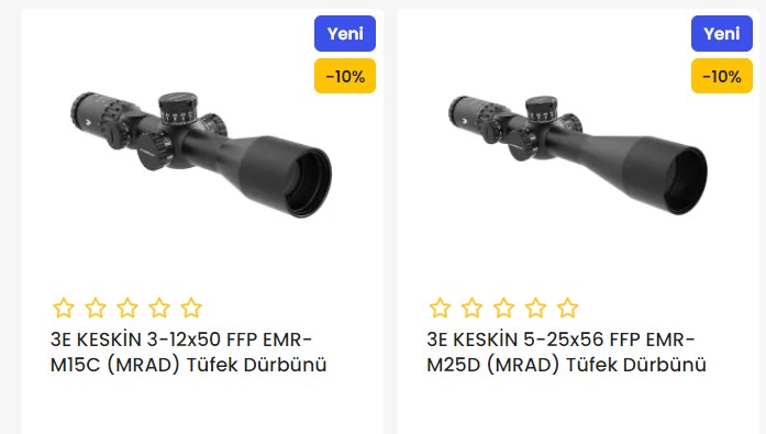 Online Tüfek Dürbünü Satın Alın
