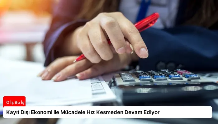 Kayıt Dışı Ekonomi ile Mücadele Hız Kesmeden Devam Ediyor