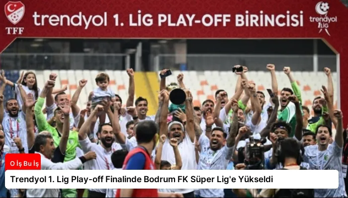 Trendyol 1. Lig Play-off Finalinde Bodrum FK Süper Lig’e Yükseldi