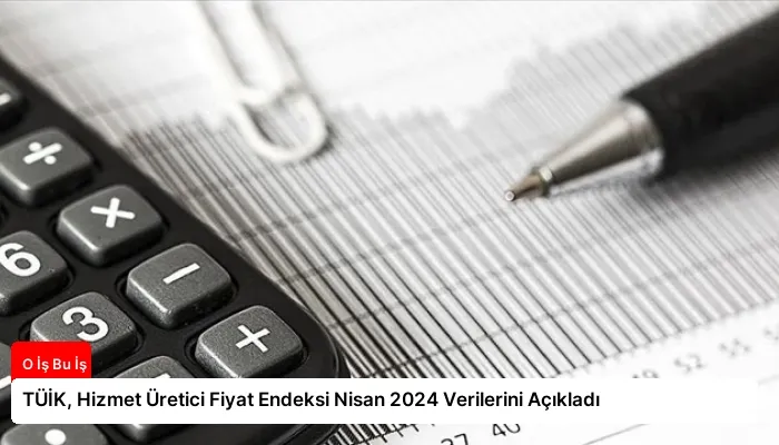 TÜİK, Hizmet Üretici Fiyat Endeksi Nisan 2024 Verilerini Açıkladı