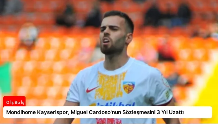 Mondihome Kayserispor, Miguel Cardoso’nun Sözleşmesini 3 Yıl Uzattı