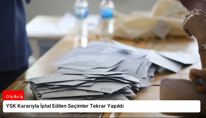 YSK Kararıyla İptal Edilen Seçimler Tekrar Yapıldı