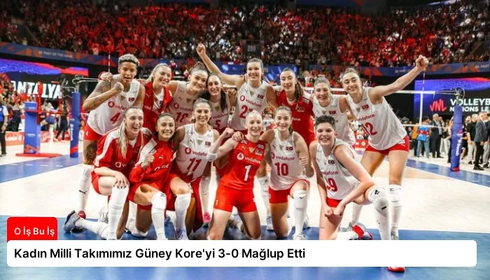 Kadın Milli Takımımız Güney Kore’yi 3-0 Mağlup Etti