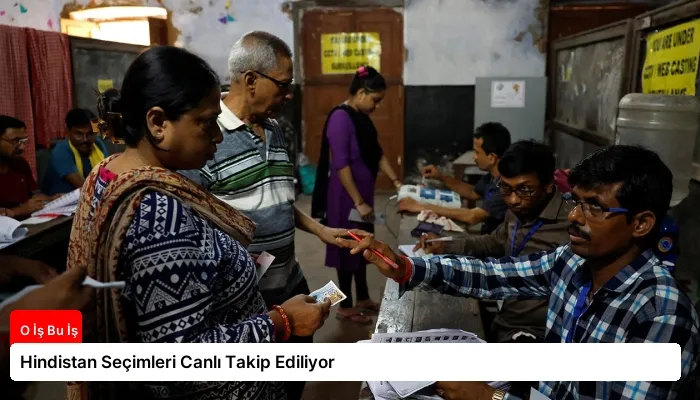 Hindistan Seçimleri Canlı Takip Ediliyor