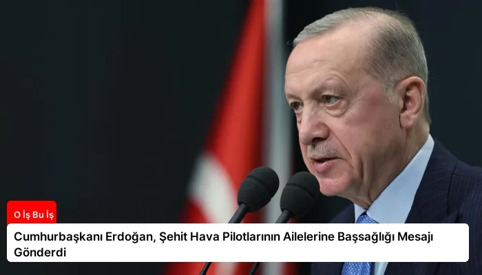 Cumhurbaşkanı Erdoğan, Şehit Hava Pilotlarının Ailelerine Başsağlığı Mesajı Gönderdi