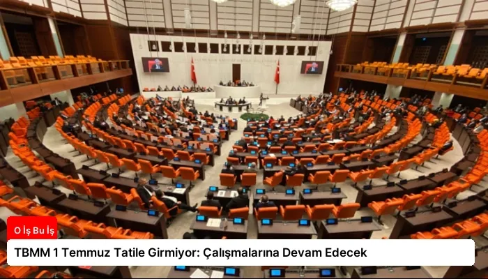 TBMM 1 Temmuz Tatile Girmiyor: Çalışmalarına Devam Edecek