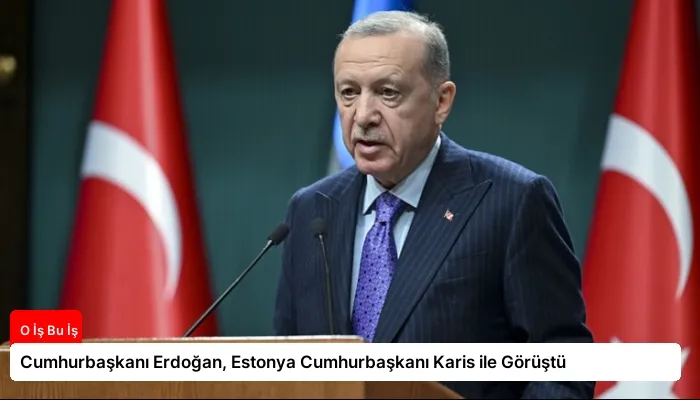 Cumhurbaşkanı Erdoğan, Estonya Cumhurbaşkanı Karis ile Görüştü