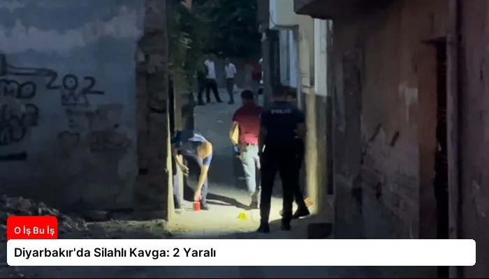 Diyarbakır’da Silahlı Kavga: 2 Yaralı
