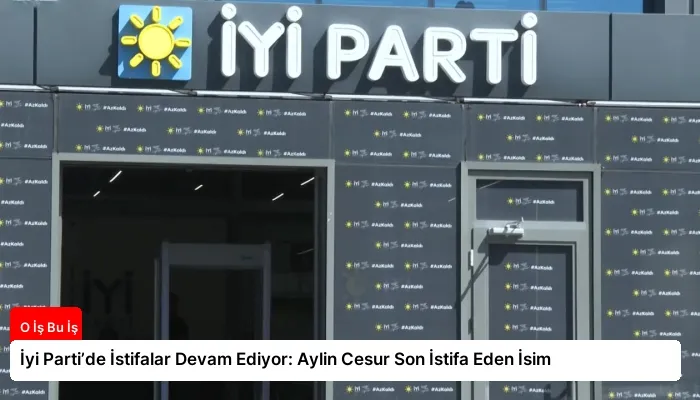 İyi Parti’de İstifalar Devam Ediyor: Aylin Cesur Son İstifa Eden İsim