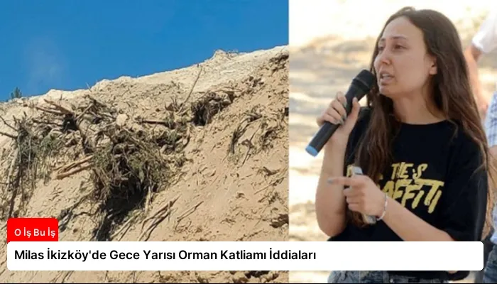 Milas İkizköy’de Gece Yarısı Orman Katliamı İddiaları