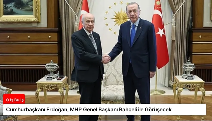 Cumhurbaşkanı Erdoğan, MHP Genel Başkanı Bahçeli ile Görüşecek