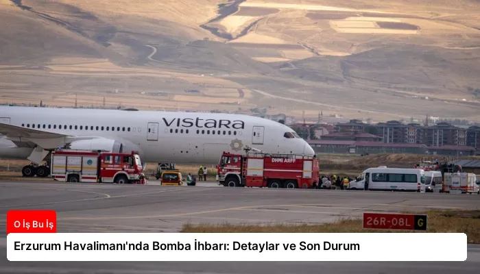 Erzurum Havalimanı’nda Bomba İhbarı: Detaylar ve Son Durum