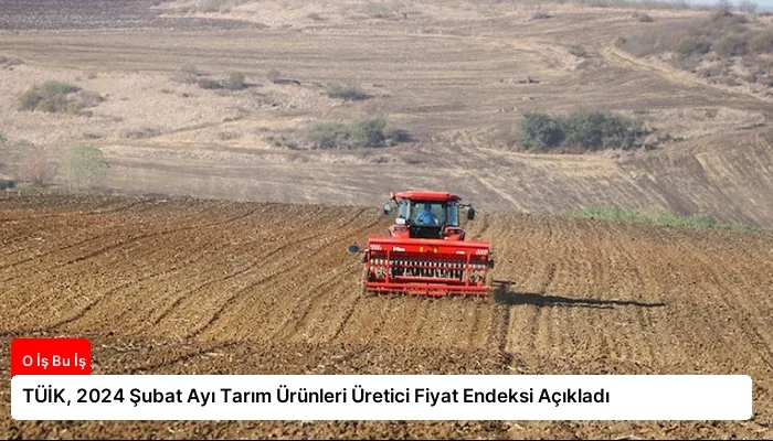 TÜİK, 2024 Şubat Ayı Tarım Ürünleri Üretici Fiyat Endeksi Açıkladı