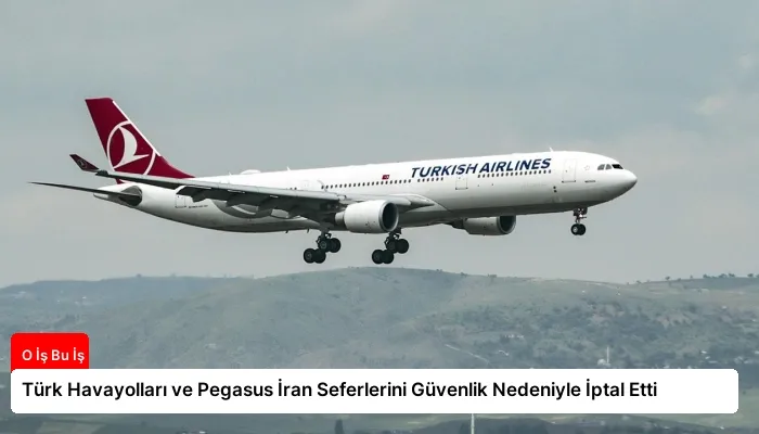 Türk Havayolları ve Pegasus İran Seferlerini Güvenlik Nedeniyle İptal Etti
