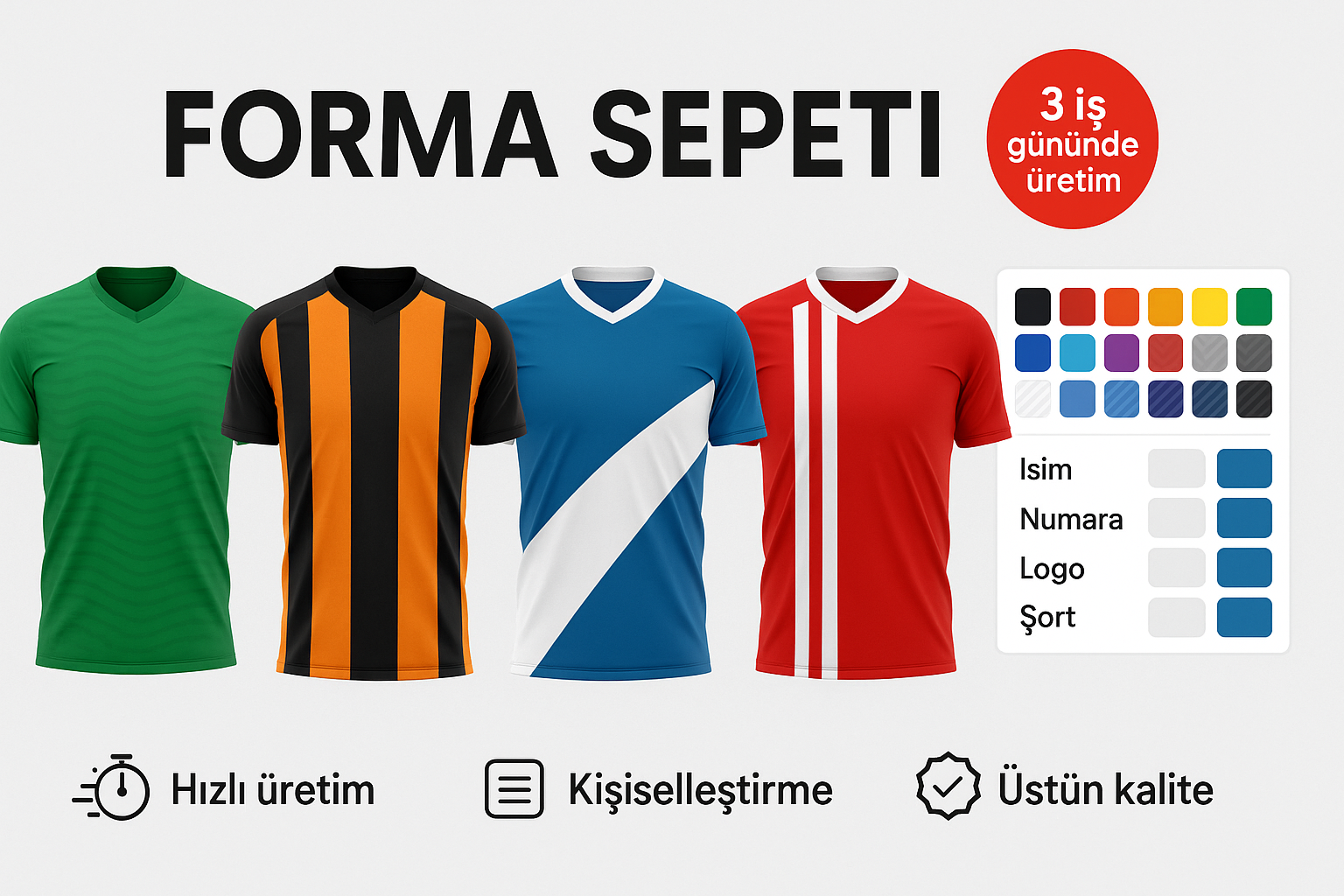 15 Yıllık Tecrübesiyle ÖZKA ve Forma Sepeti, Takım Forması Üretiminde Güvenin Adresi Oldu