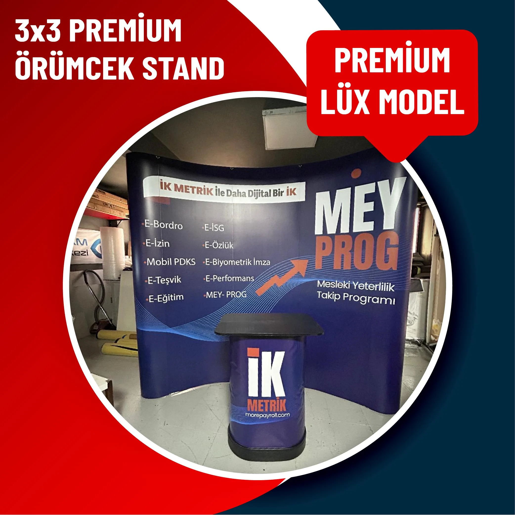 Bayraksan Tekstil ile Örümcek Stand Model Seçenekleri