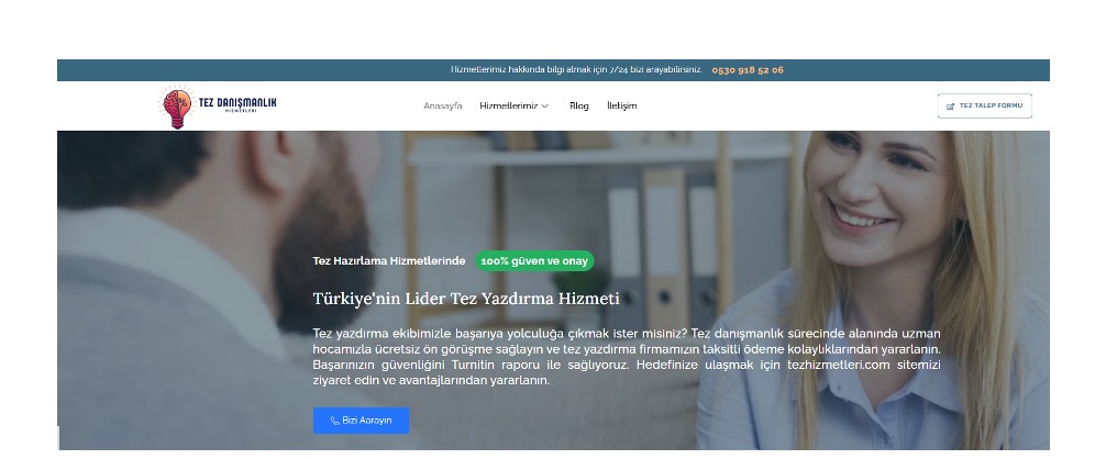 tezdanismanlikhizmetleri.com Türkiye’nin En Güvenilir Tez Danışmanlık Hizmetleri Sitesi Mi?