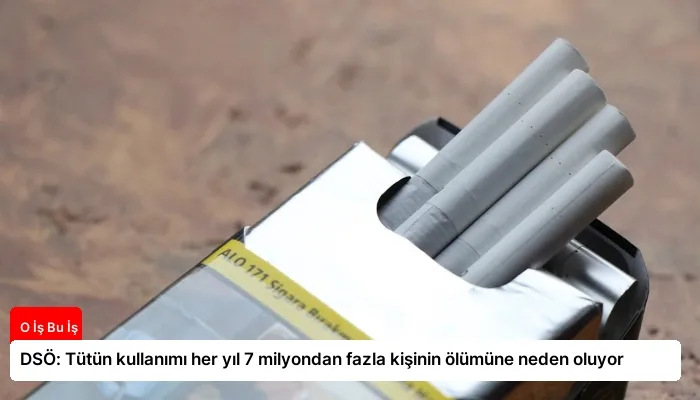 DSÖ: Tütün kullanımı her yıl 7 milyondan fazla kişinin ölümüne neden oluyor