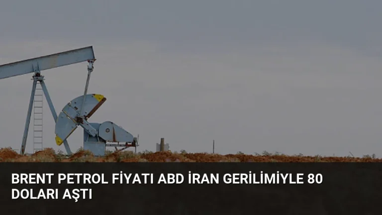 Brent Petrol Fiyatı ABD İran Gerilimiyle 80 Doları Aştı