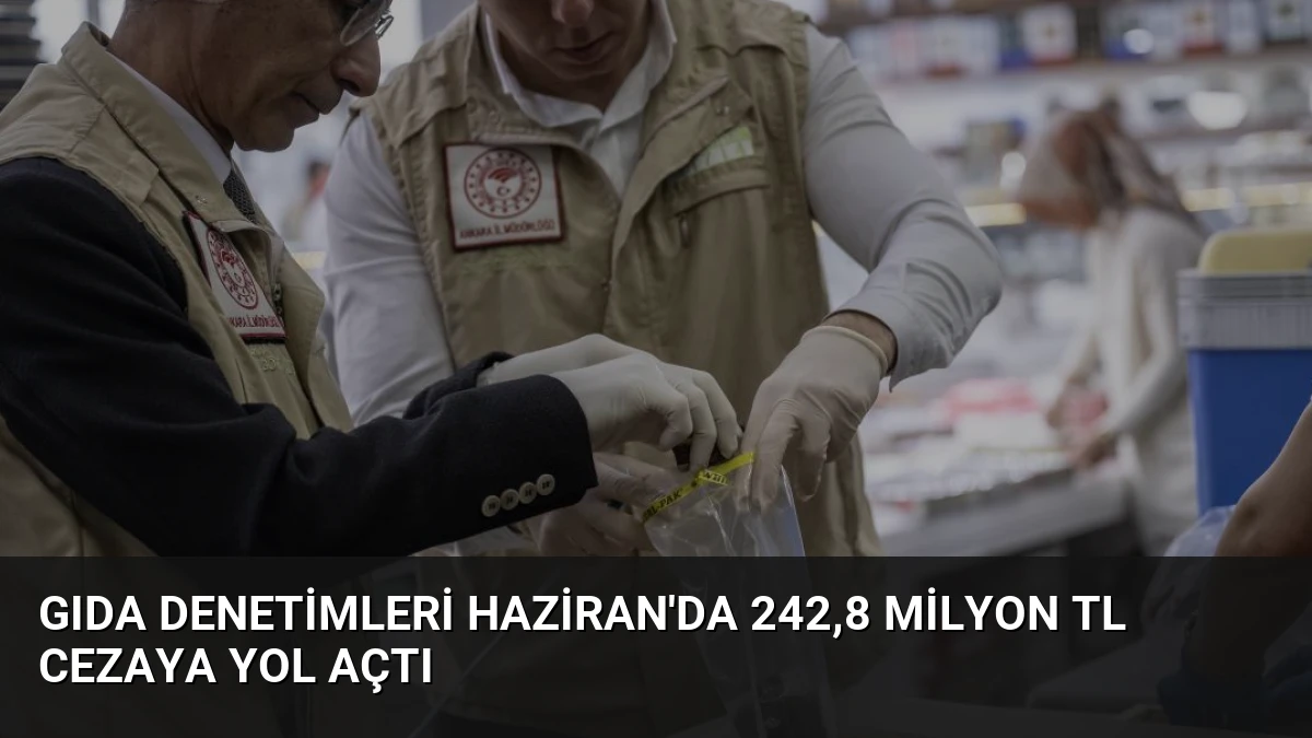 Gıda Denetimleri Haziran’da 242,8 Milyon TL Cezaya Yol Açtı