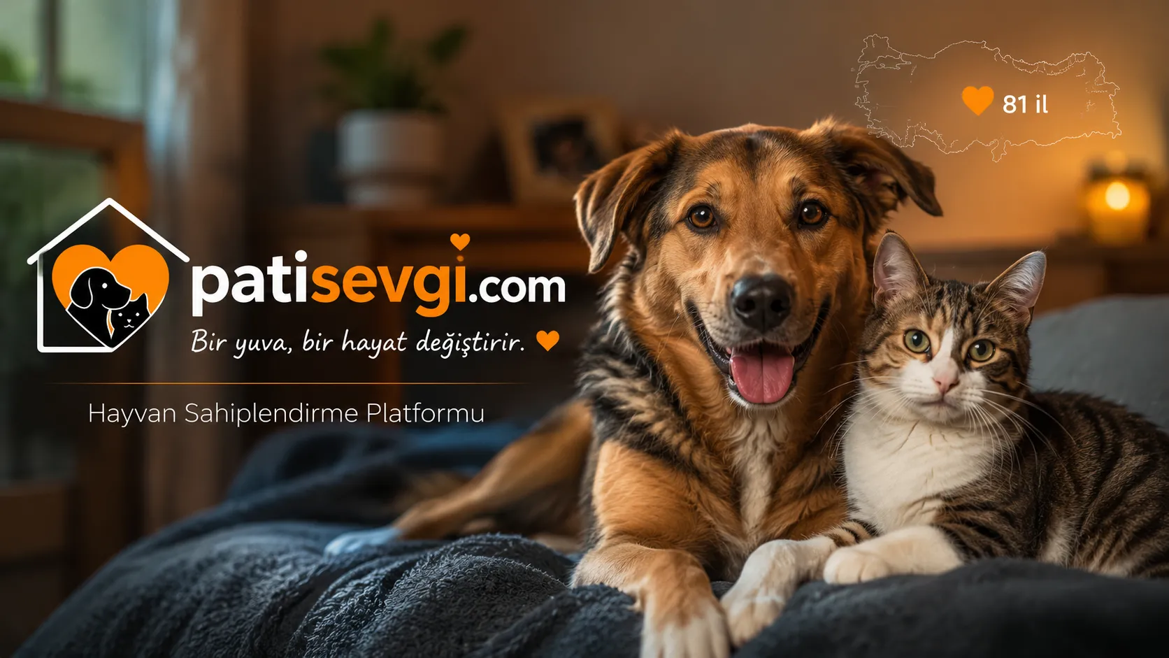 Patisevgi ile Güvenilir ve Ücretsiz Hayvan Sahiplendirme