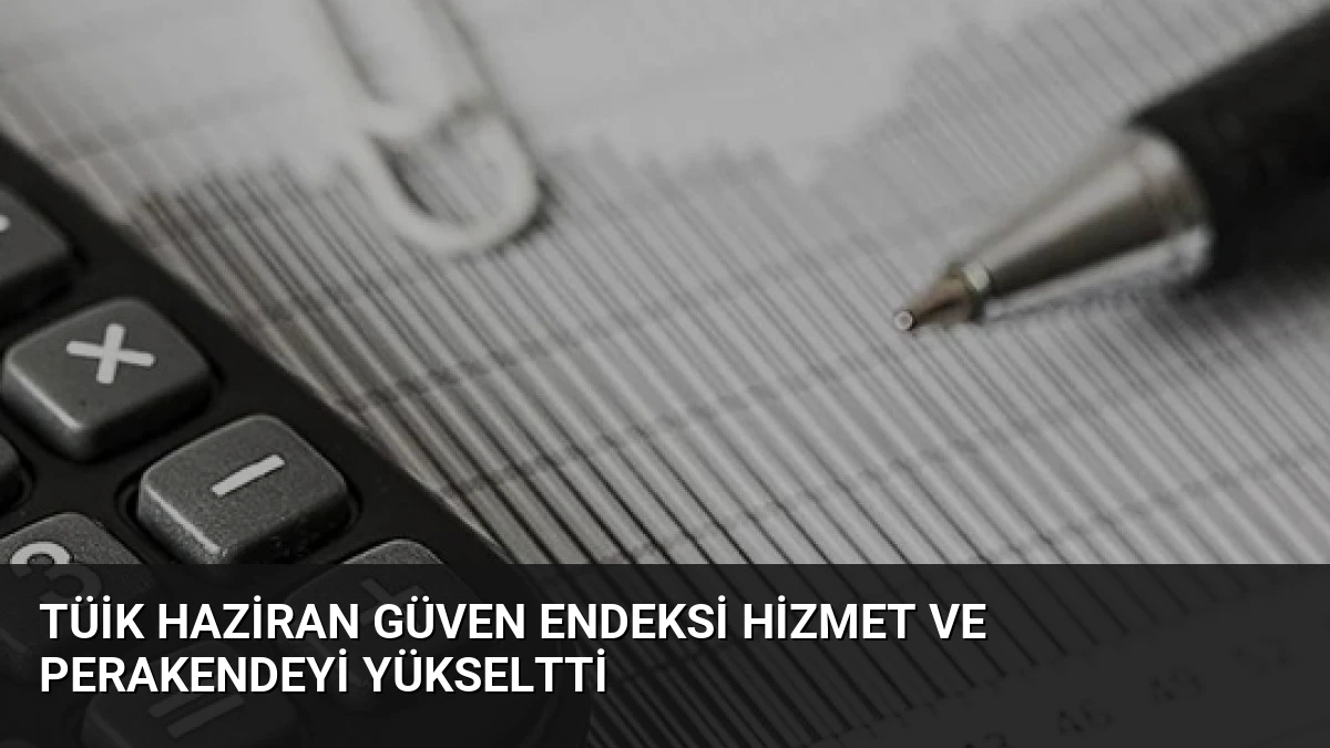 TÜİK Haziran Güven Endeksi Hizmet ve Perakendeyi Yükseltti