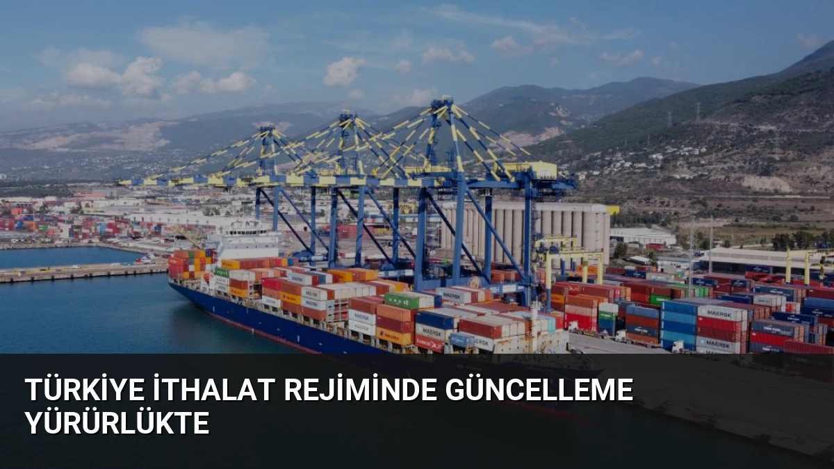 Türkiye İthalat Rejiminde Güncelleme Yürürlükte