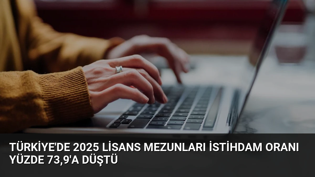 Türkiye’de 2025 Lisans Mezunları İstihdam Oranı Yüzde 73,9’a Düştü