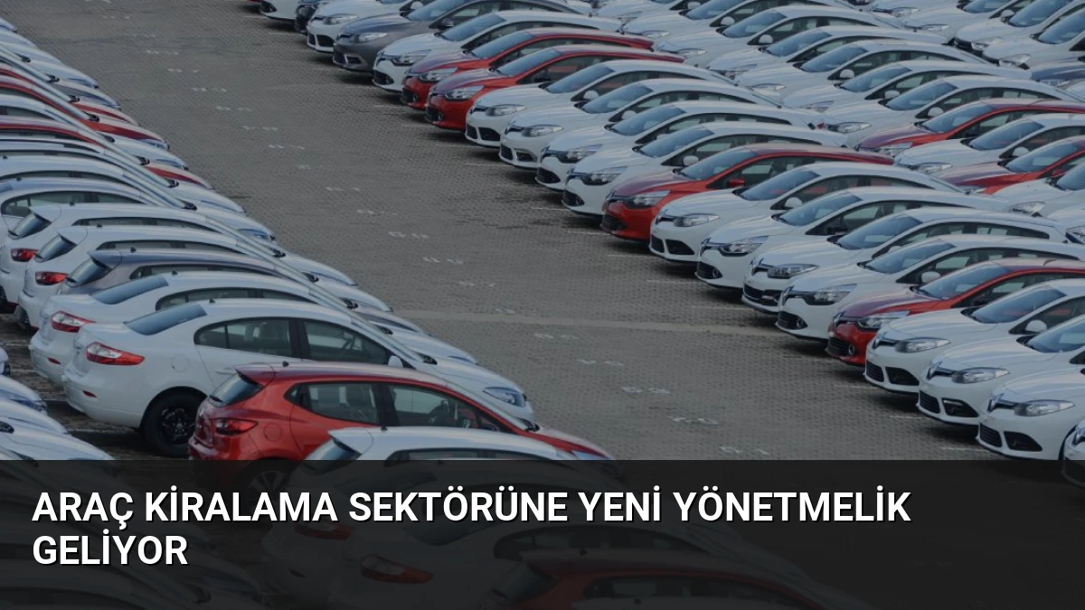 Araç Kiralama Sektörüne Yeni Yönetmelik Geliyor