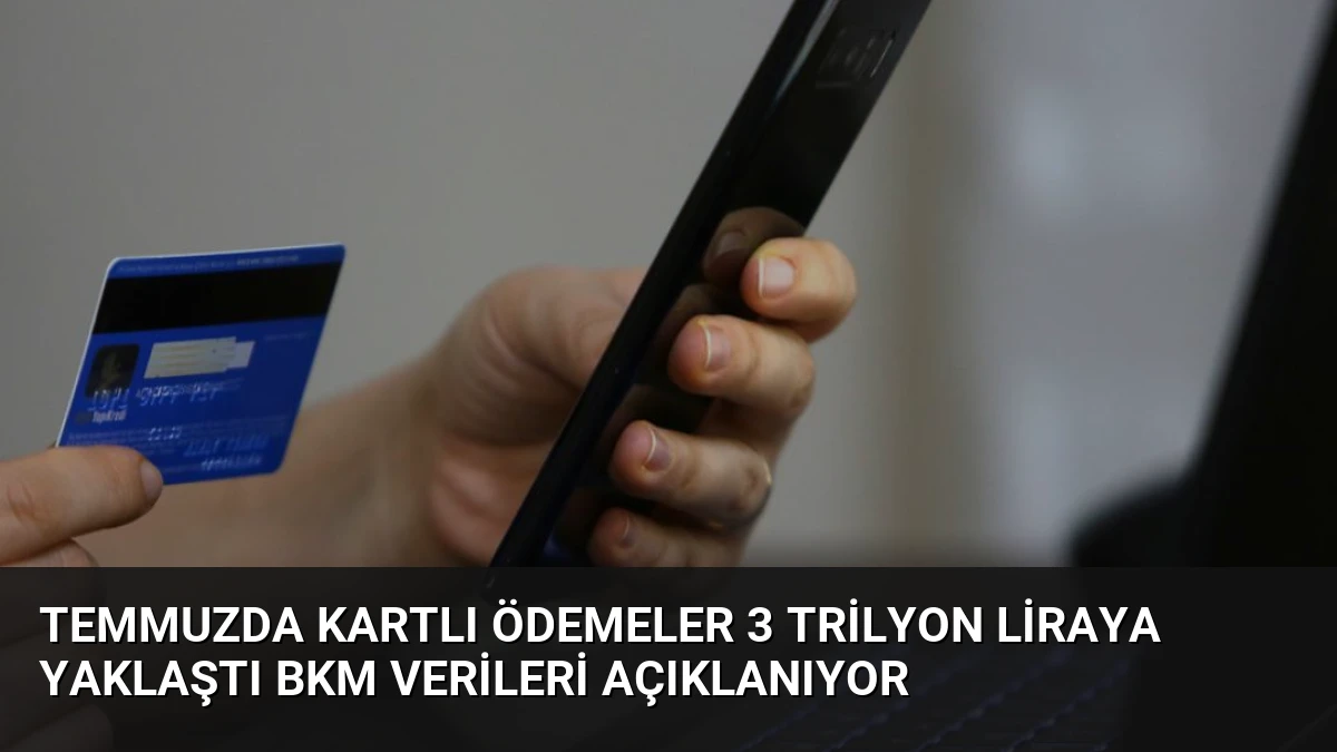 Temmuzda Kartlı Ödemeler 3 Trilyon Liraya Yaklaştı BKM Verileri Açıklanıyor