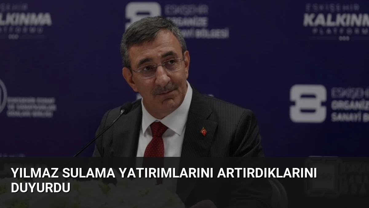 Yılmaz Sulama Yatırımlarını Artırdıklarını Duyurdu