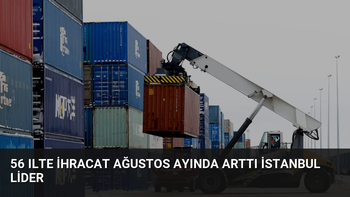 56 Ilte İhracat Ağustos Ayında Arttı İstanbul Lider