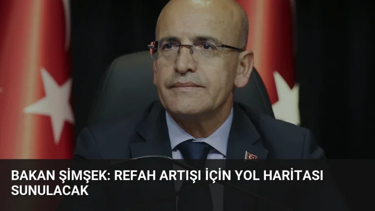 Bakan Şimşek: Refah Artışı İçin Yol Haritası Sunulacak