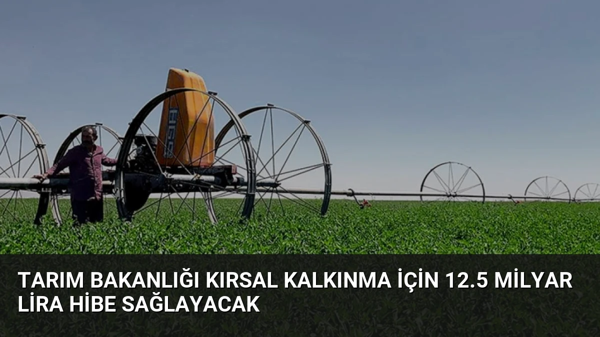Tarım Bakanlığı Kırsal Kalkınma İçin 12.5 Milyar Lira Hibe Sağlayacak