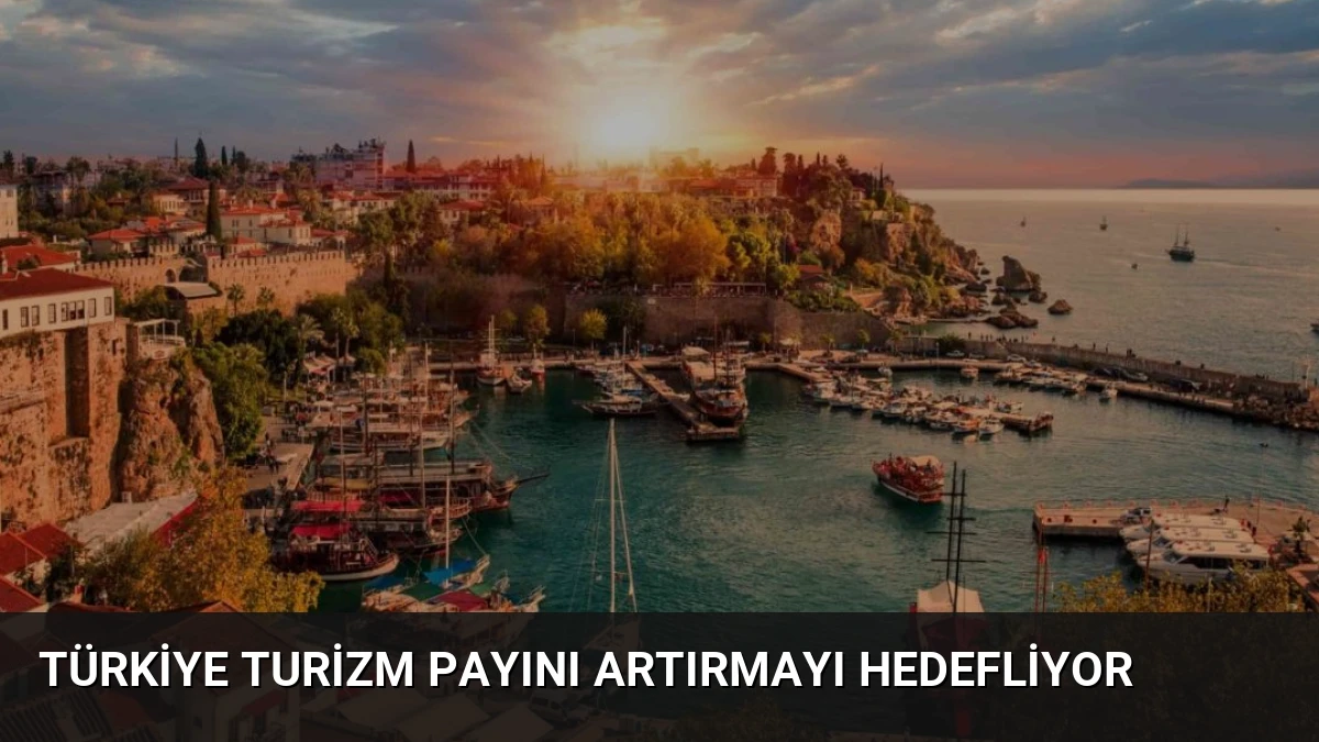 Türkiye Turizm Payını Artırmayı Hedefliyor